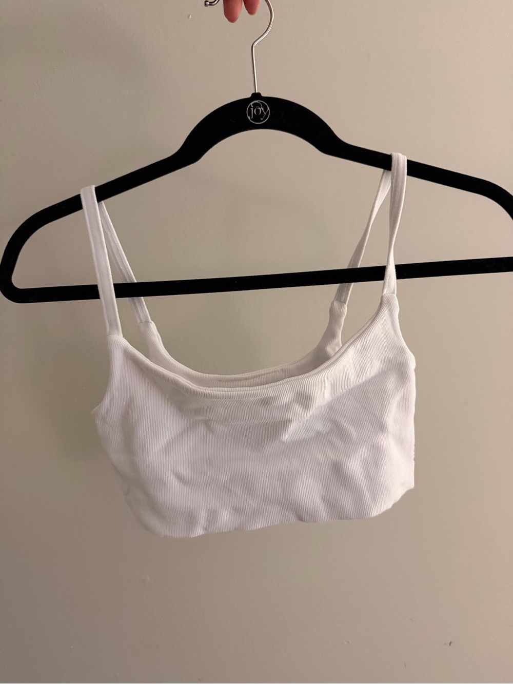 FP Movement by Free People White Ribbed Sports Bra